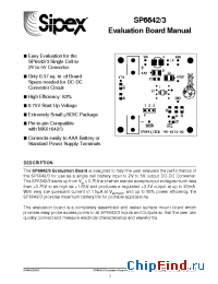 Datasheet SP6642UEB manufacturer Sipex